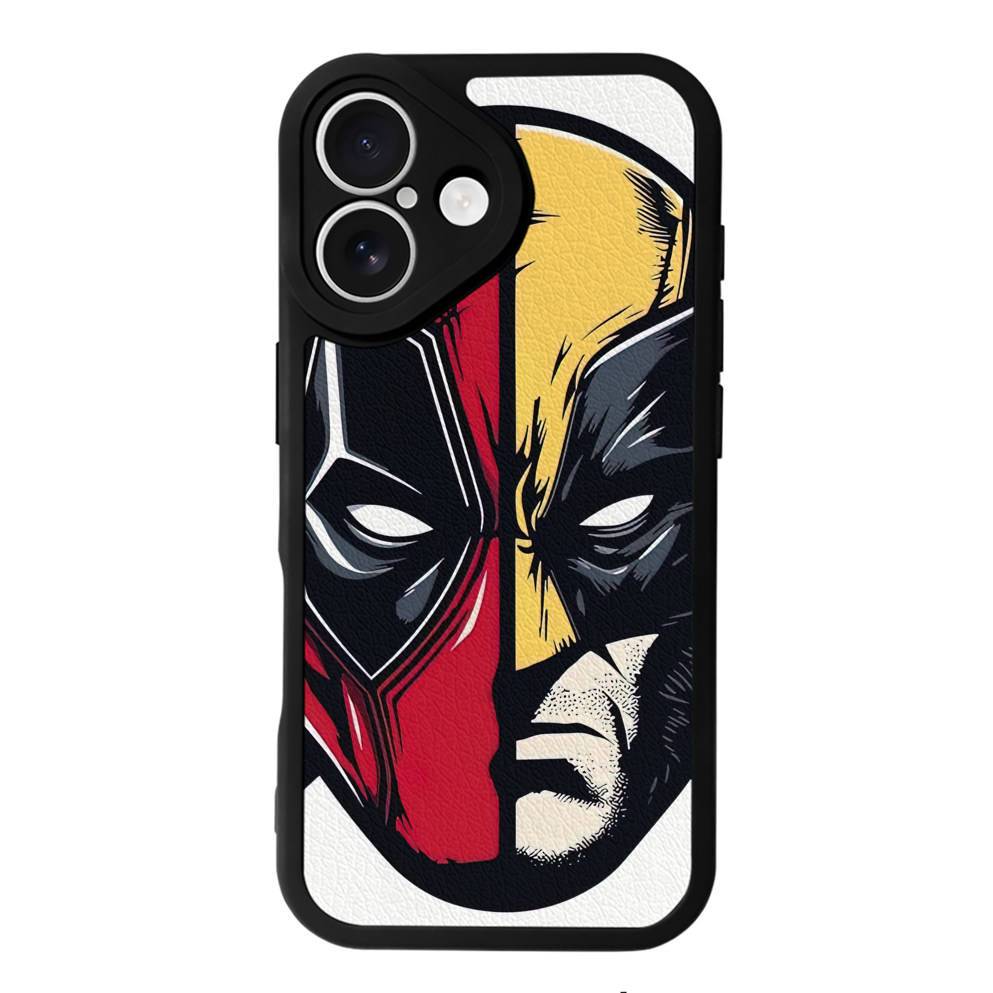 （画像用） Deadpool デッドプール 【iPhone 16シリーズ対応】シリコンスマホケース（レザー調） 材質：シリコン